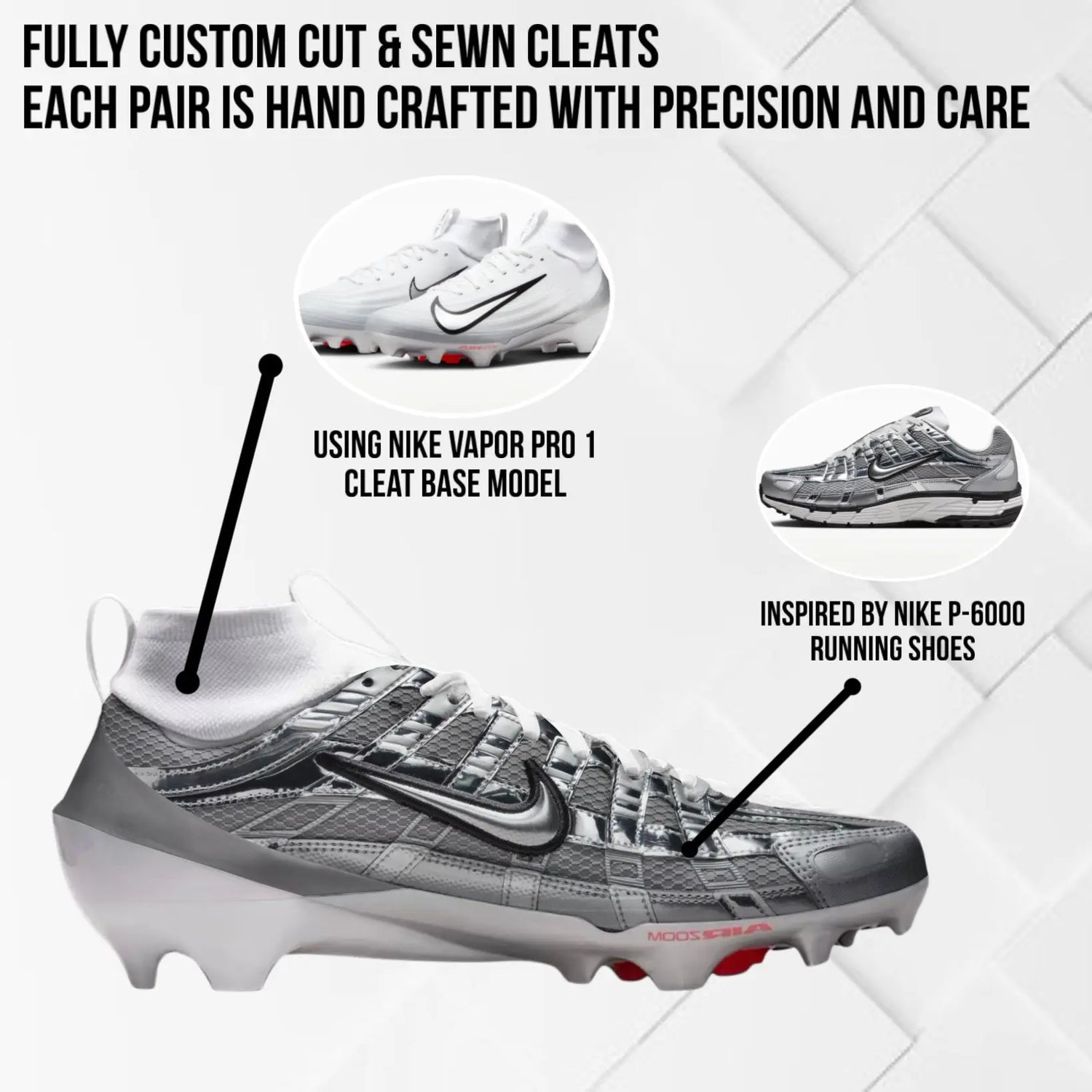 P6000 Custom Football Cleats JkicksCleats
