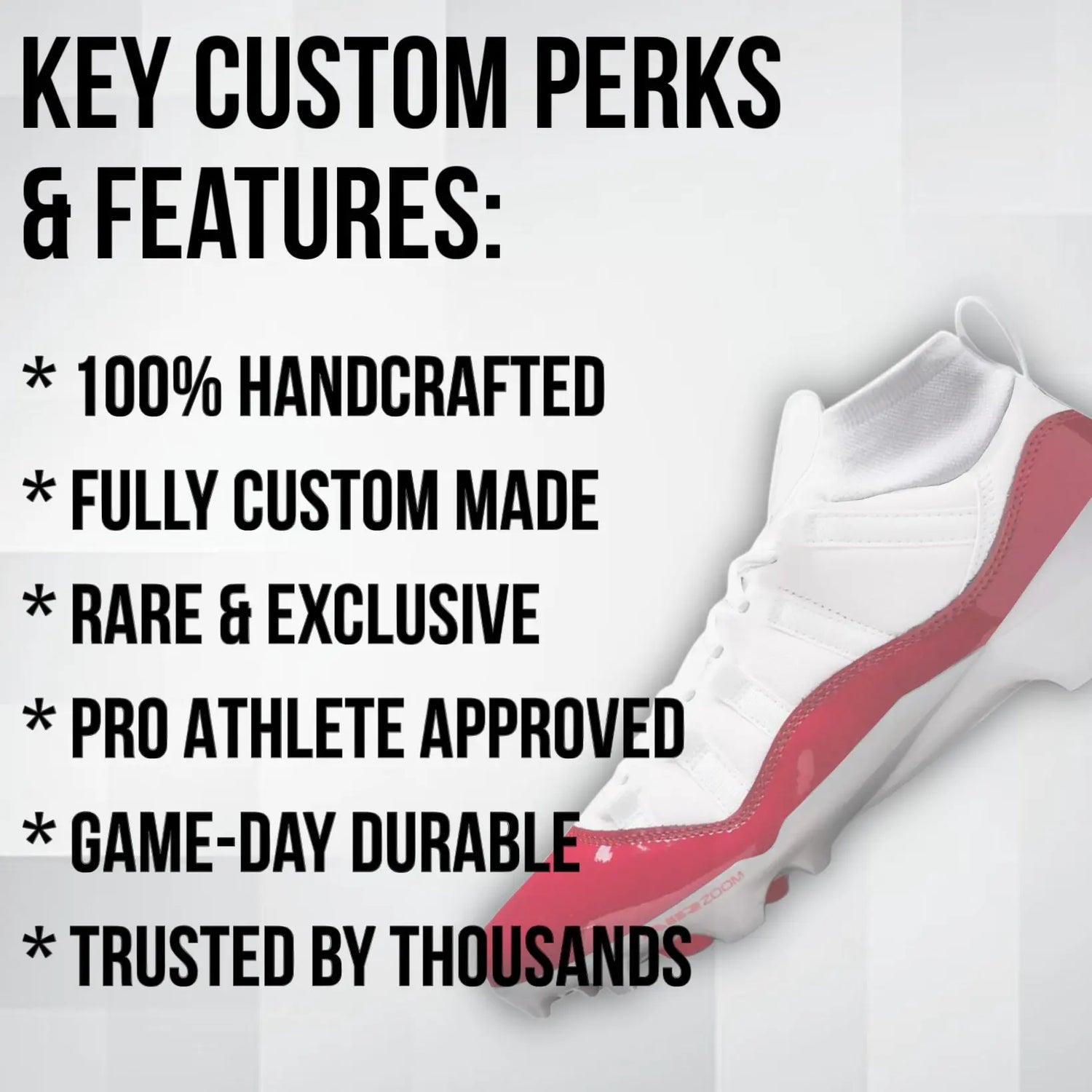 Patent Leather 11 Custom Football Cleats JkicksCleats