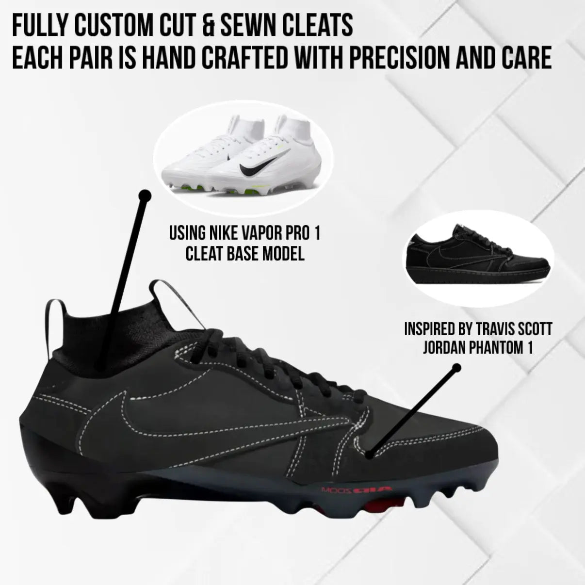 Phantom 1 Custom Football Cleats JkicksCleats