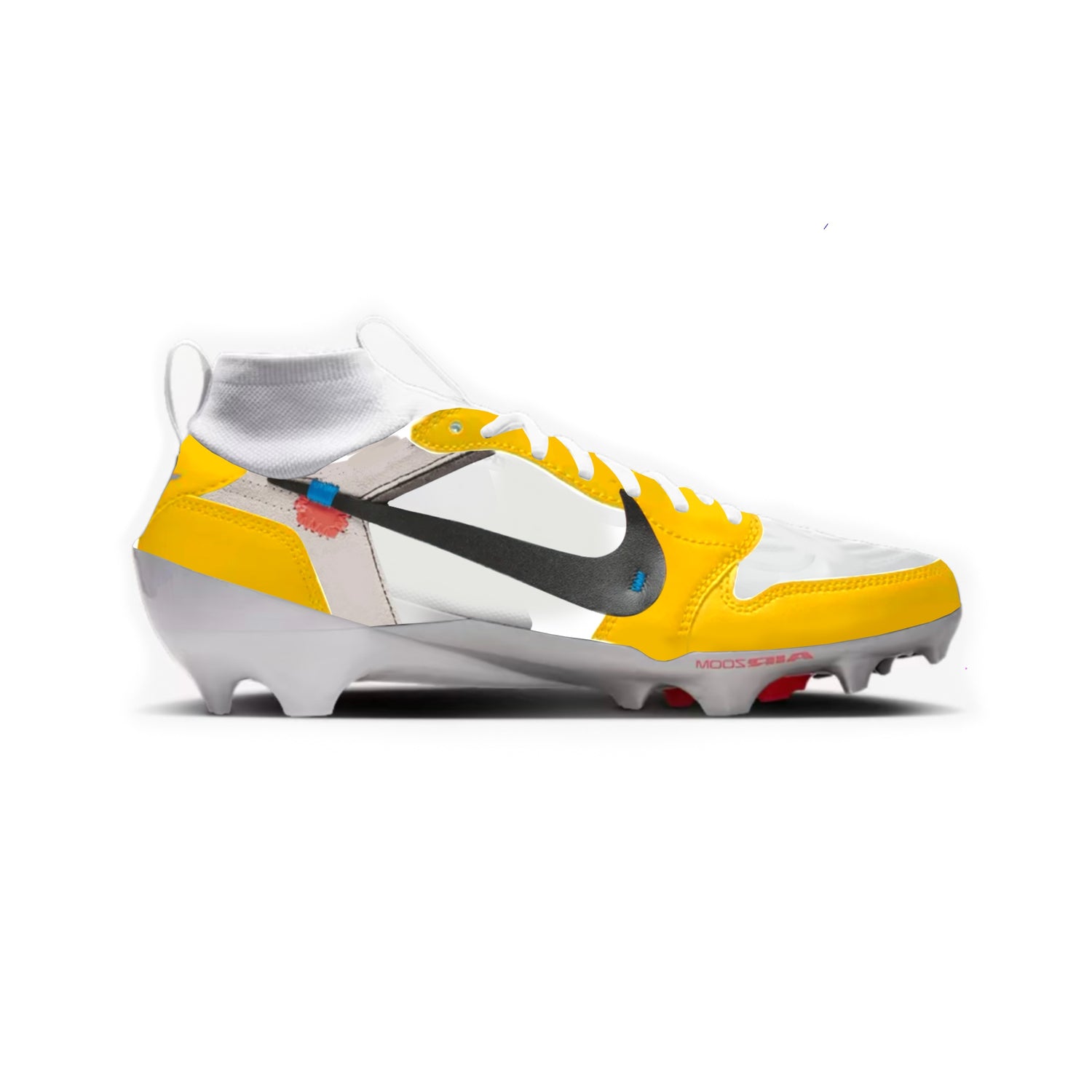 OW Leather 1 Custom Football Cleats JkicksCleats