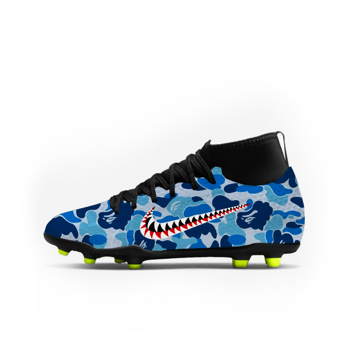 Designer Nike Youth Football Cleats 2.5Y / Blue