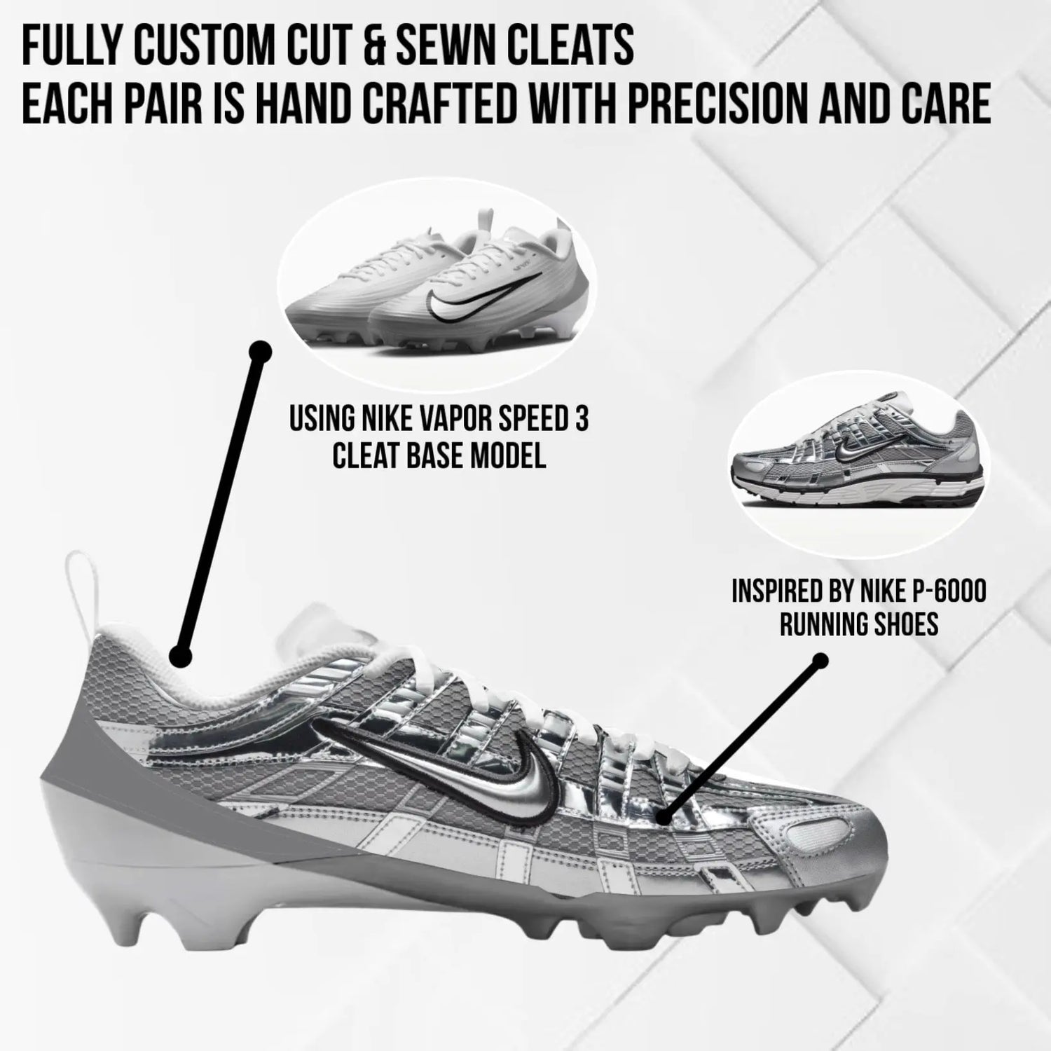 P6000 Custom Football Cleats JkicksCleats