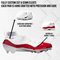 Patent Leather 11 Custom Football Cleats JkicksCleats
