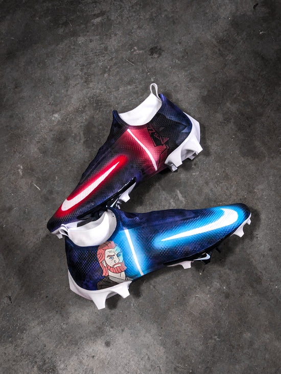 custom soccer cleats blue vuitton｜TikTok Search