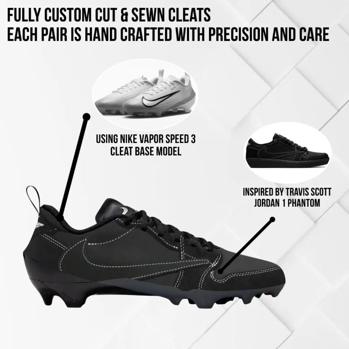 Phantom 1 Custom Football Cleats JkicksCleats