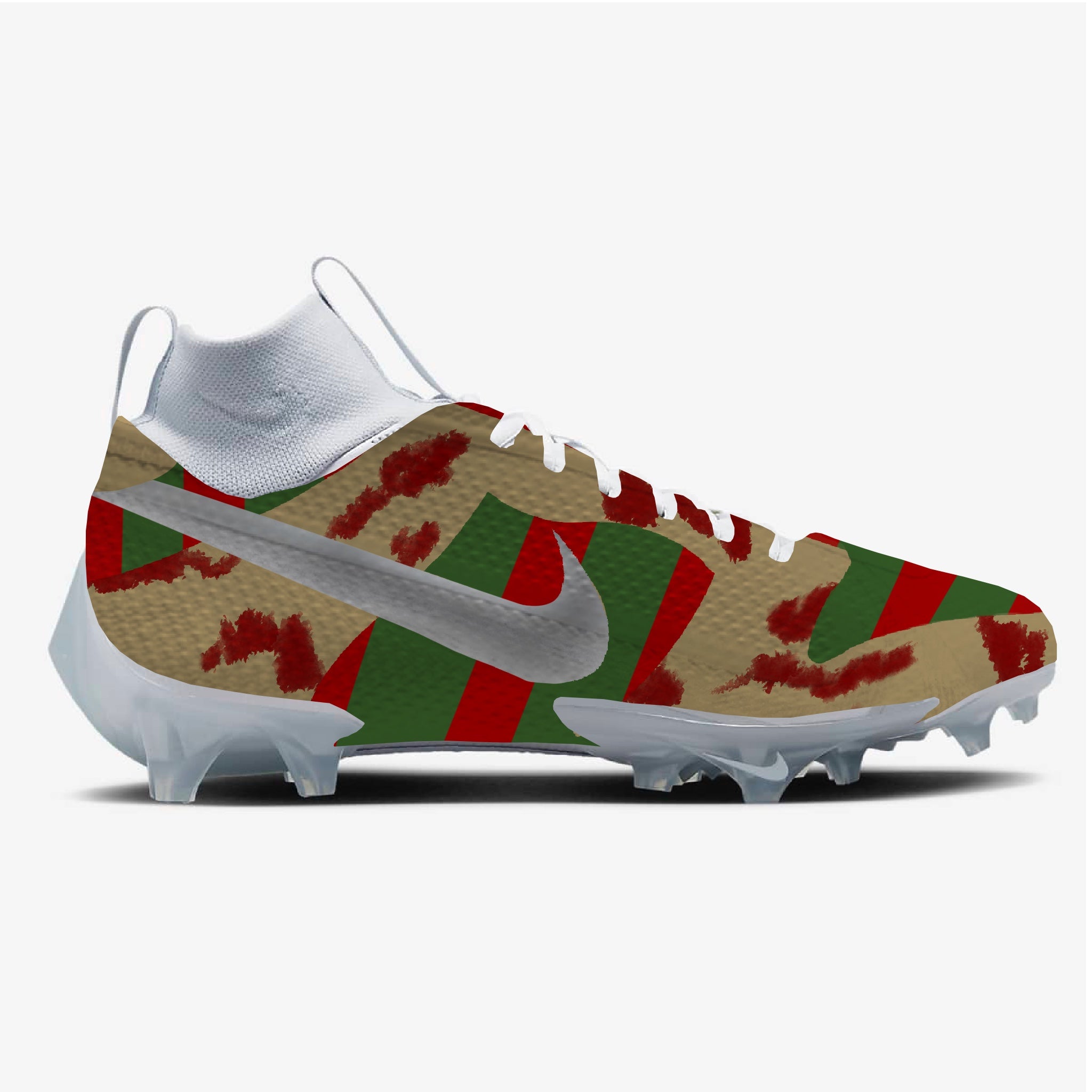 Fredy Krueger Nike Dunk Football Cleats JkicksCleats