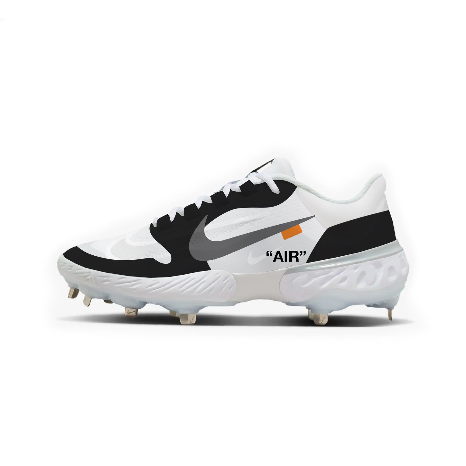 Nike Jordan 1 OFFWHITE Baseball Cleats
