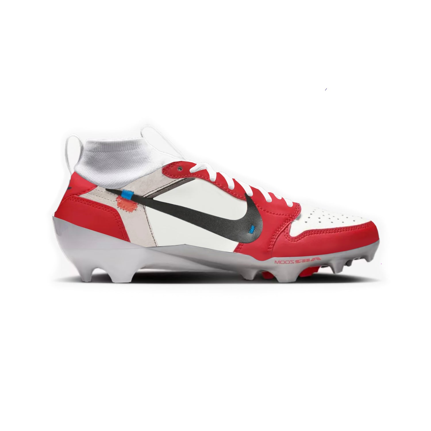 OW Leather 1 Custom Football Cleats JkicksCleats