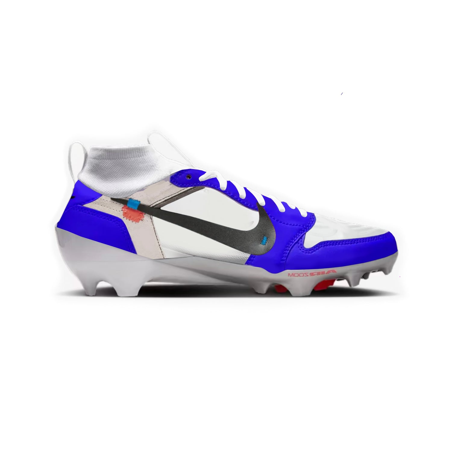 OW Leather 1 Custom Football Cleats JkicksCleats
