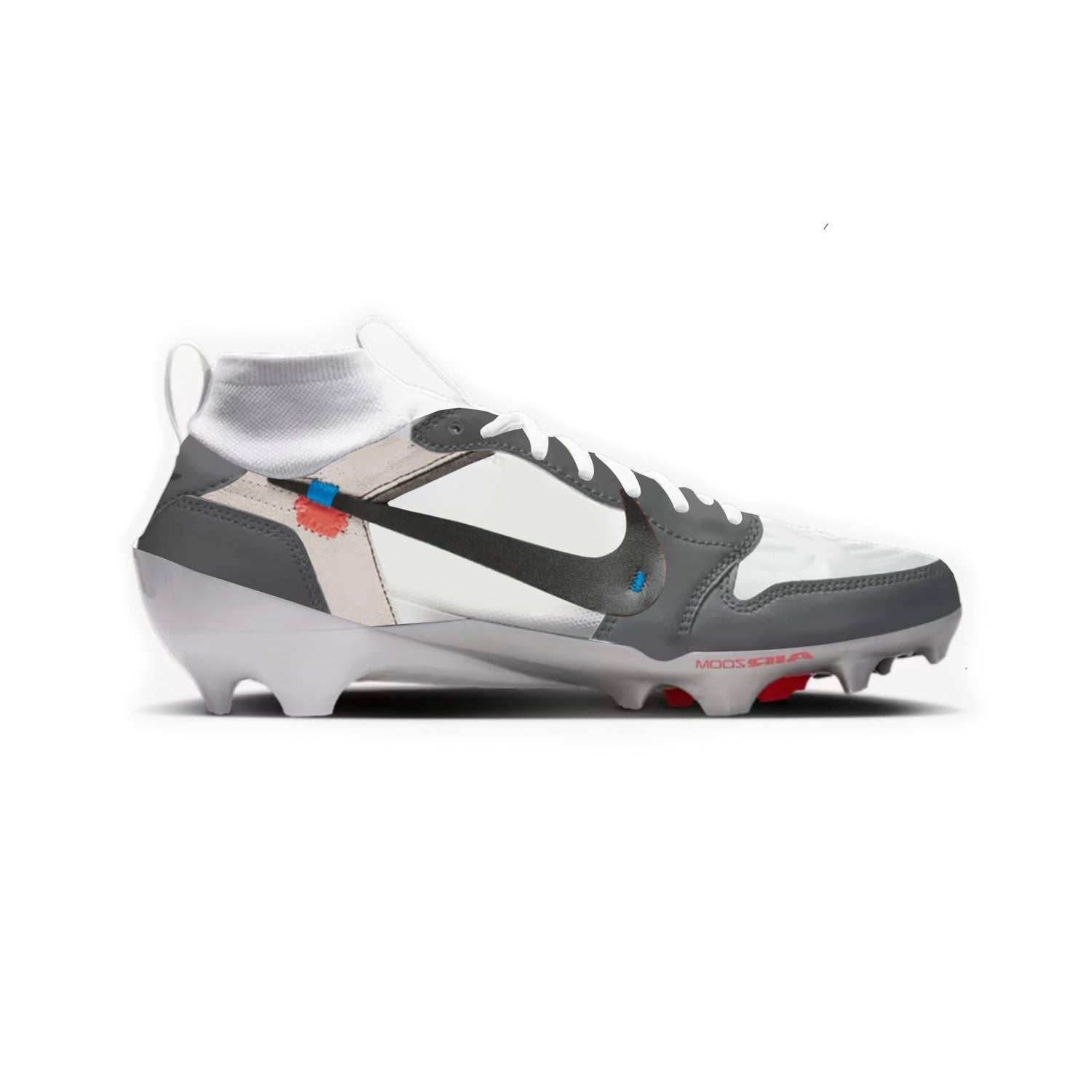 OW Leather 1 Custom Football Cleats JkicksCleats