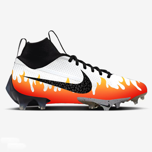 Fire Nike Football Cleats