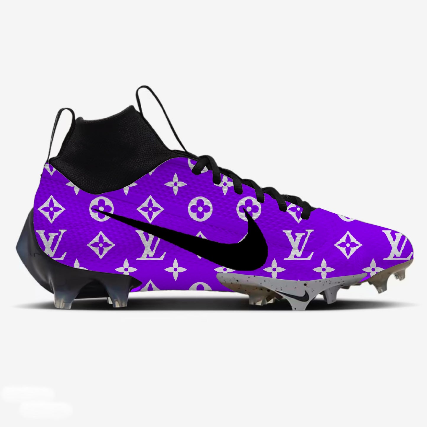 Designer Pattern 2.0 Football Cleats Purple / 10.5 M
