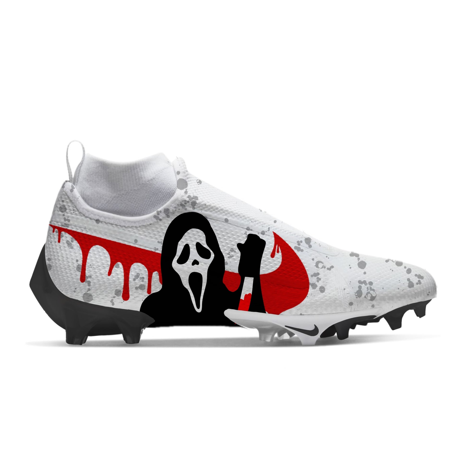 Ghost Face Nike Football Cleats 7 M / Lows